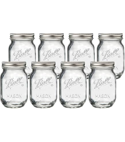 Amazon.com: Ball Mason PINT Jars Wide-Mouth Can or Freeze with